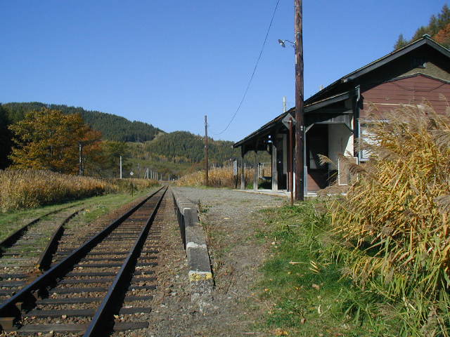 旧ふるさと銀河線 分線 川上間が撤去中 駅舎は既に撤去済みだった 北海道ファンマガジン