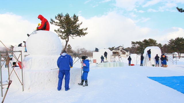 「大沼函館雪と氷の祭典」50回の節目に雪上馬車を初運行!
