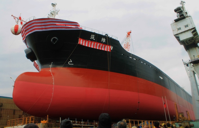 これが船が誕生する瞬間 函館どつく 進水式を見に行こう 北海道ファンマガジン