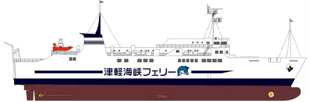 新造船「大函丸」復活就航! 大間～函館間最短90分に短縮