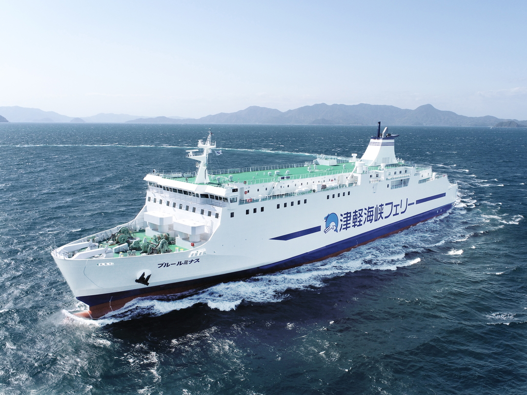 津軽海峡フェリー新造船「ブルールミナス」6/9デビュー！全4隻統一へ