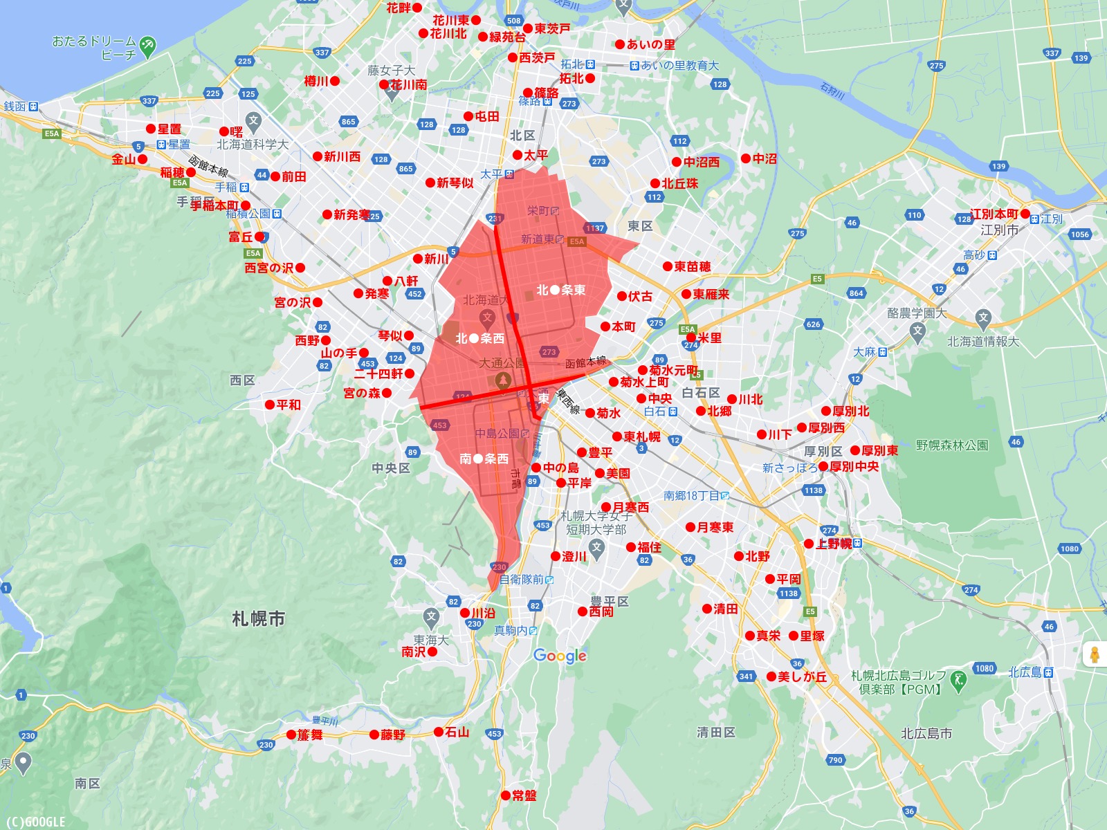 独特の住所表示 条丁目 街区が北海道にこんなにある理由 北海道ファンマガジン