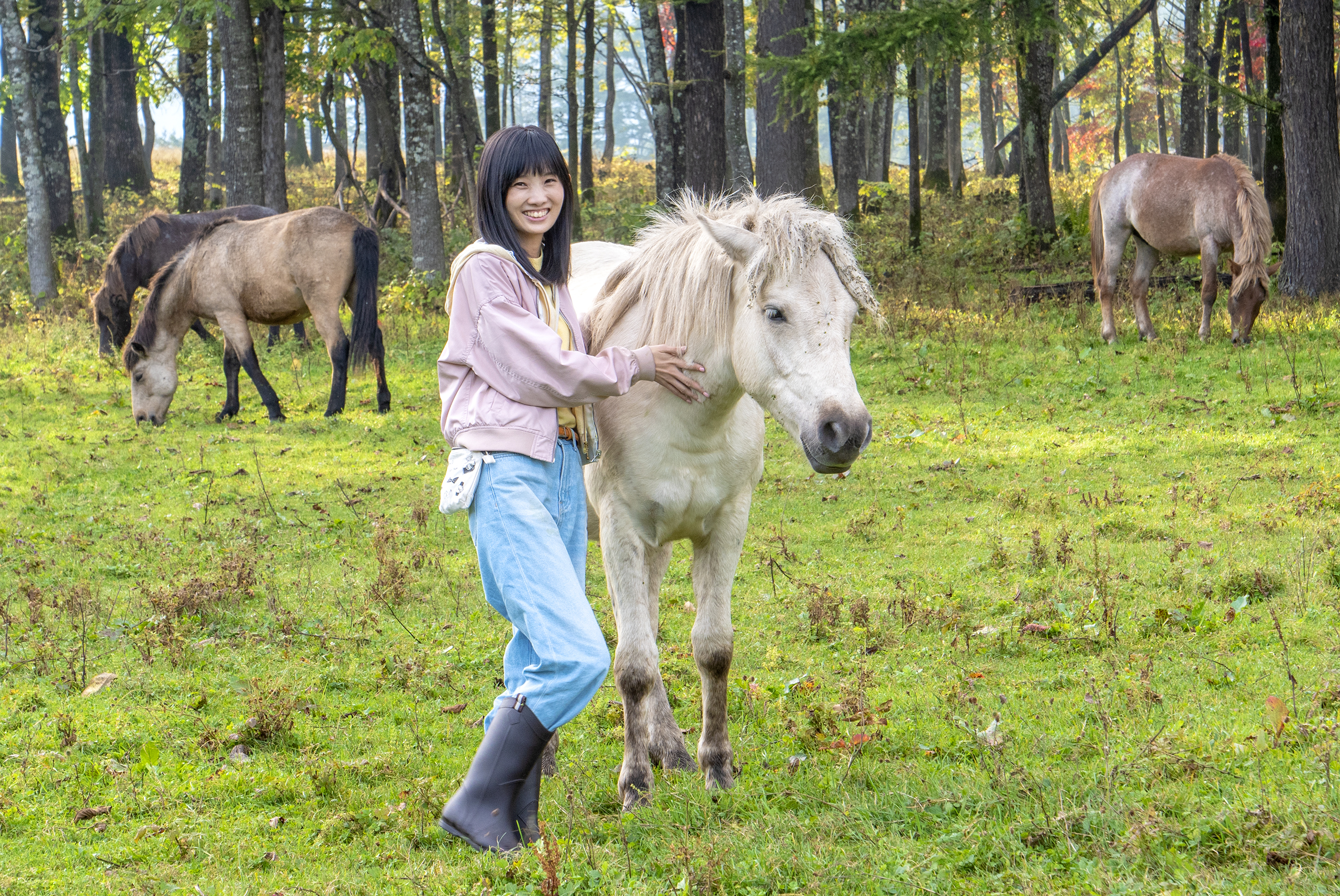 とても人懐っこい馬たちに出会える牧場―芽室町「剣山どさんこ牧」
