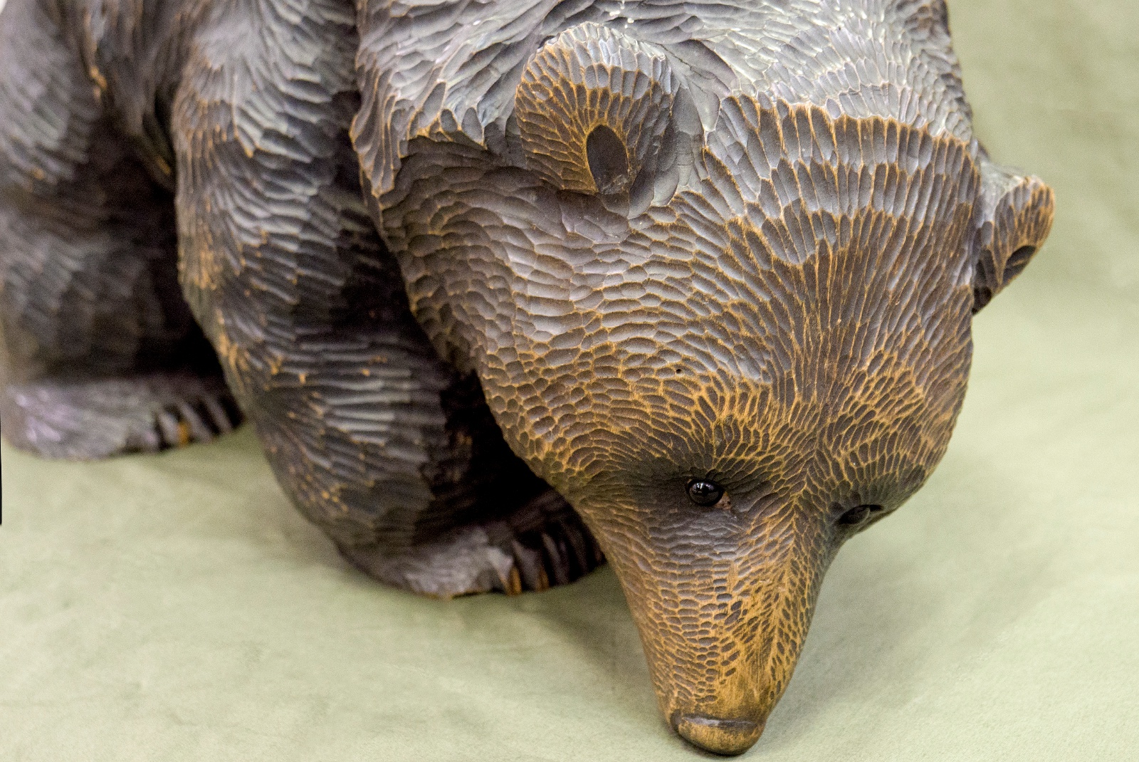 北海道　木彫りの熊　民芸品